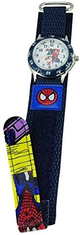 QBD Kids Spider Man Waterproof Spiderman Watch Fast Wrap Strap Boys Girls Children Birthday Gift Watches (Blue) - Image 4