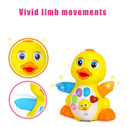 Starmood Dancing Singing Duck Light up Toy Musical Educational Toys for Kids Toddler - Image 7