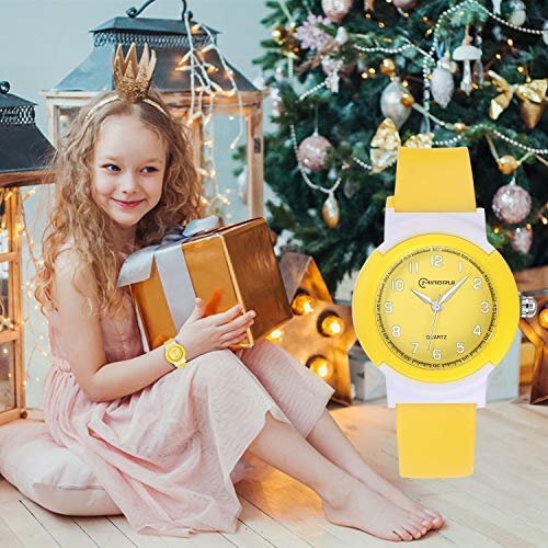 Kids Watches, Children Analogue Quartz Watch for Boys Girls Kids Waterproof Time Teach Watches, Color Dial Soft Band Wrist for Kids Sport Outdoor Wrist Watches - Image 7