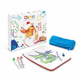 Osmo Creative Set-3 Hands-On Learning Games-Ages 5-10-Creative Drawing & Problem Solving/Early Physics-STEM-for iPad and Fire Tablet Base Required-Exclusive