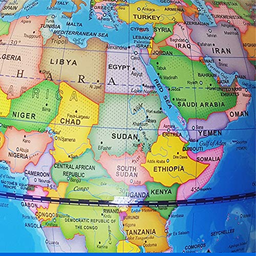 World Globe For School Children Family Light Up Globe for Kids & Adults Interactive Earth Globe Makes Great Educational Toys, Office Supplies, Teacher Desk Décor Educational Tool - Image 4